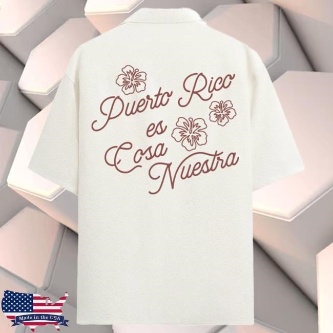 Official Rauw Alejandro Merch Store Shop PR es Cosa Nuestra Hot Shirt Coral