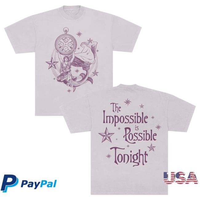 Official Smashing Pumpkins Merch Store The Impossible is Possible Tonight T Shirt