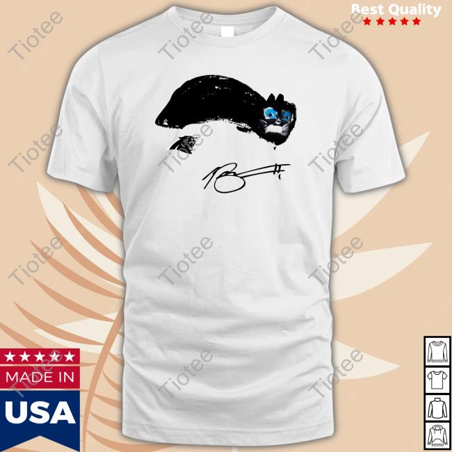 Bryce Young Draw Carolina Panthers Logo Long Sleeve T Shirt