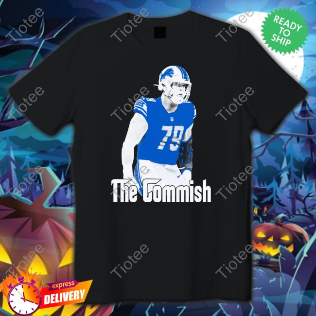 Detroit Lions 79 The Commish Long Sleeve Tee Shirt