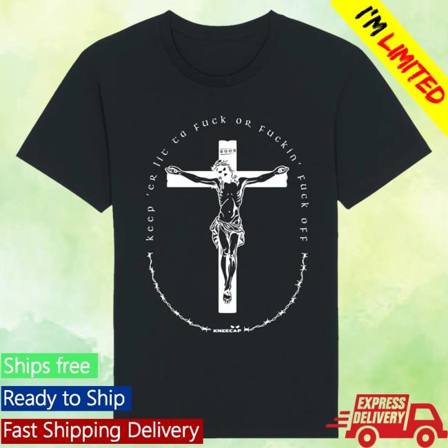 Official Keep Er Lit Tee Black Kneecap Gig Gear