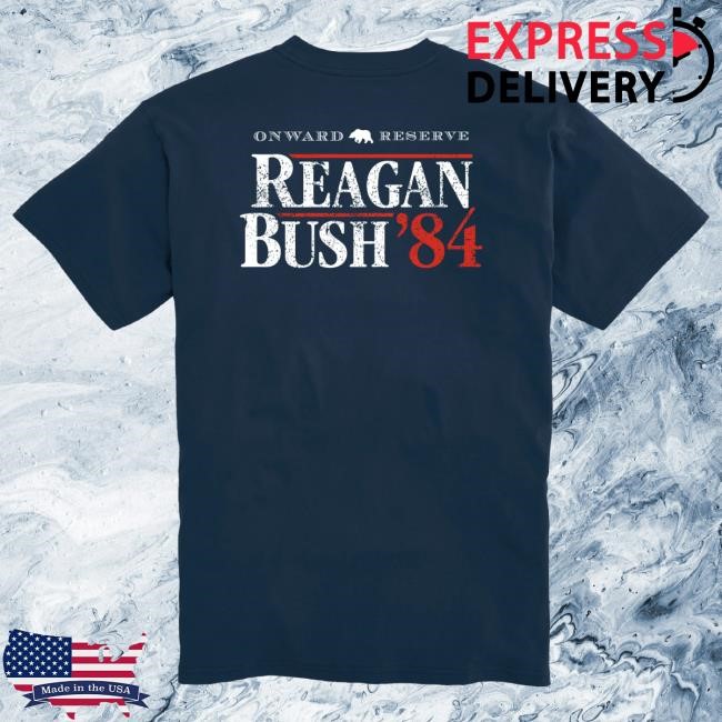 Vintage 1984 Election Tee Onward Reserve Political