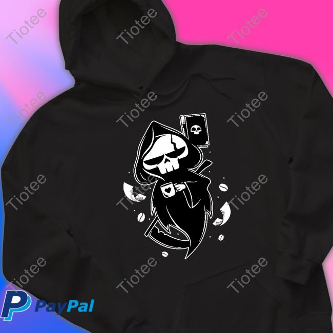 Shark Robot Paperwork And Coffee Hoodie