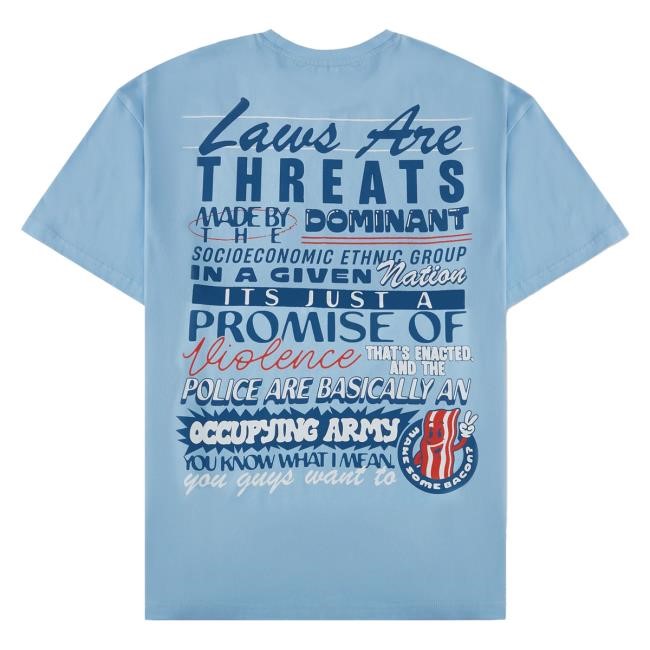 Game Day Crowd Graphic Laws Are Threats T-Shirt Dropout TV