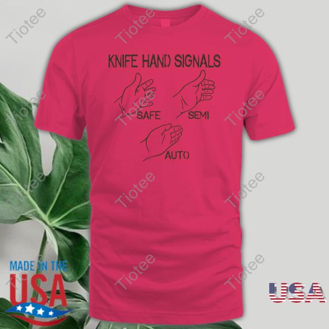 Ryan Mcbeth Merch Knife Hand Signals Safe-Semi-Auto Hoodie