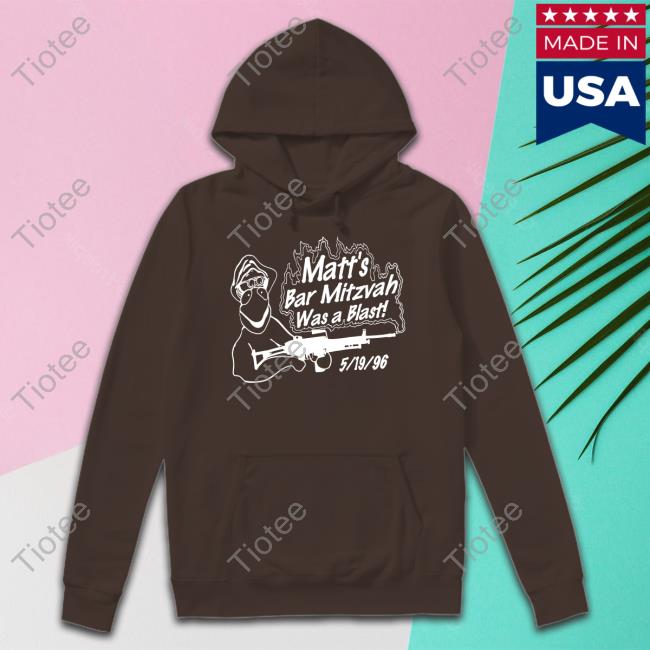 Disturbingshirt Matt's Bar Mitzvah Was A Blast T Shirt
