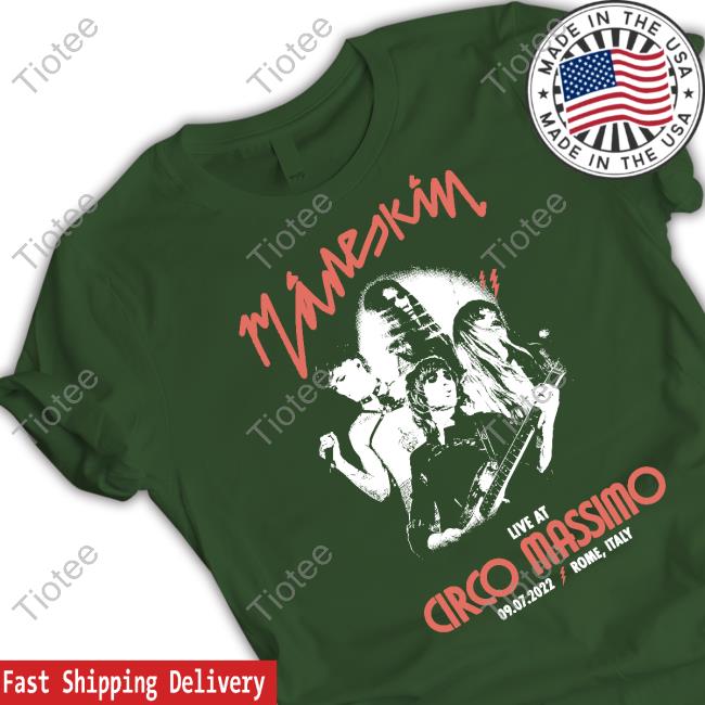 Official Maneskin Band Tour Circo Massimo 2022 Fashion Clothes Official Maneskin Band Tour Circo Massimo 2022 funny shirt