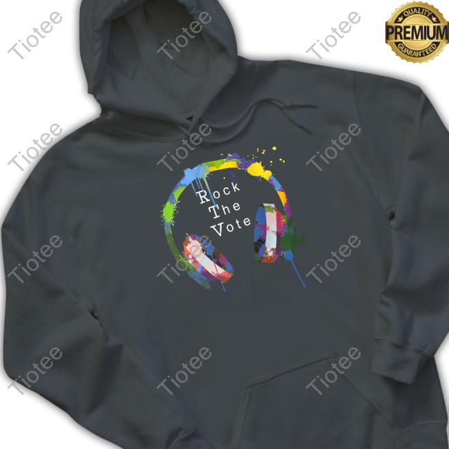 Miss Aja Rock The Vote T Shirt Headphone Rock The Vote Official Shirt