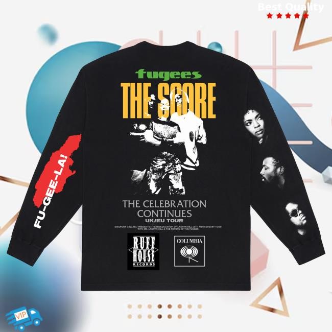 Lauryn Hill Fugees Uk/Eu Tour The Score Long Sleeve | Lauryn Hill Store Official