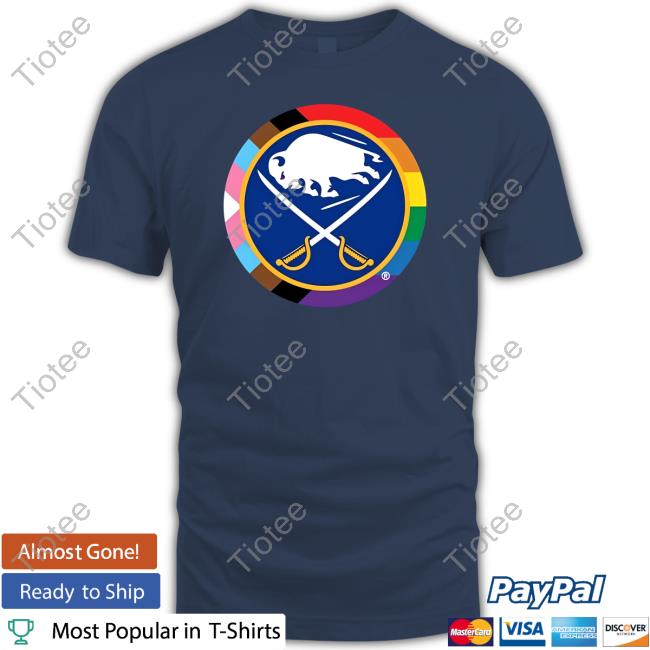 Sabresstore Pride Buffalo Sabres Logo New Shirt