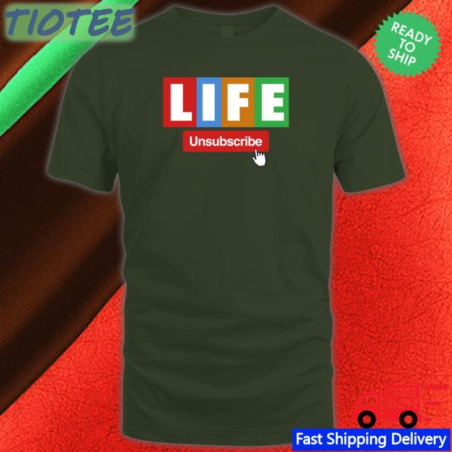 Unsubscribe Podcast Life T Shirt Unsubscribe Podcast Merch Bunkerbranding