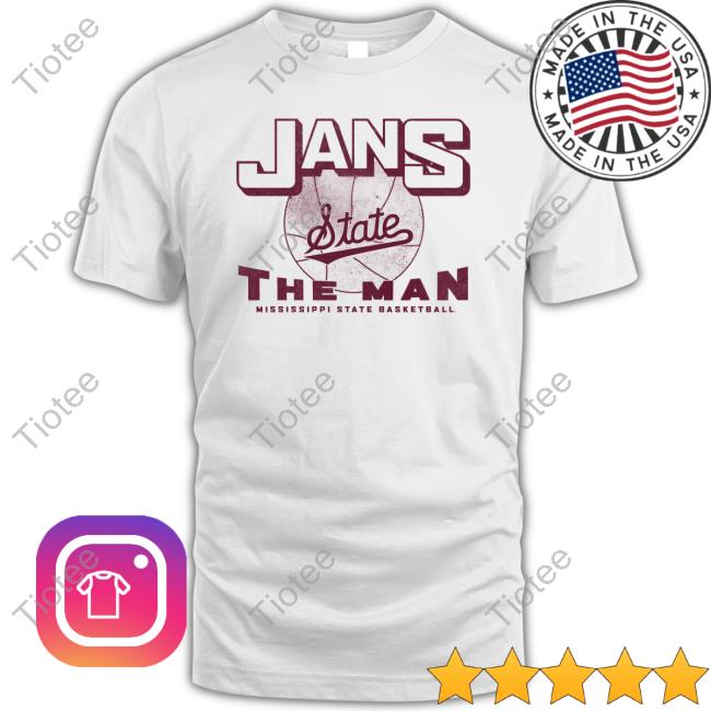Jans State The Man Mississippi State Baseketball Hoodie