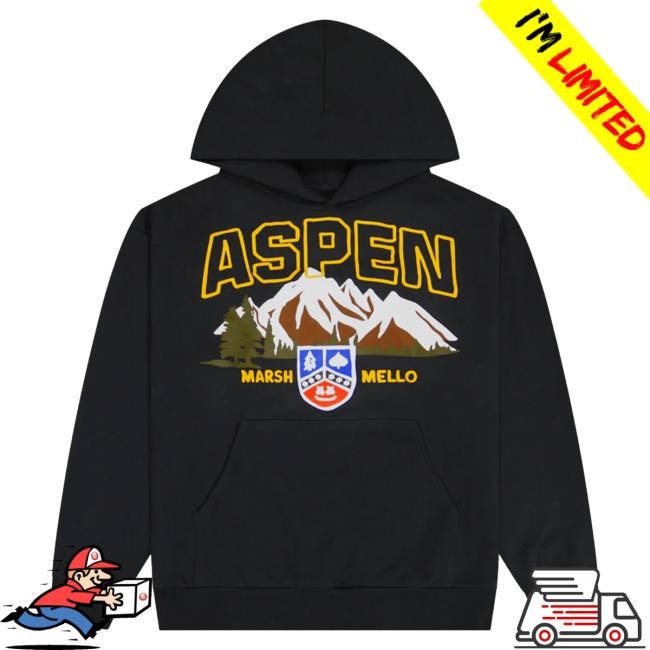 Aspen Hoodie Marshmello Visual Merch Fan Essential