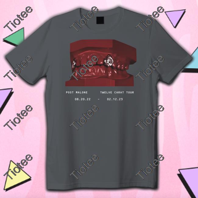 Official Post Malone Twelve Carat Tour 08.20.22 - 02.12.23 Shirt
