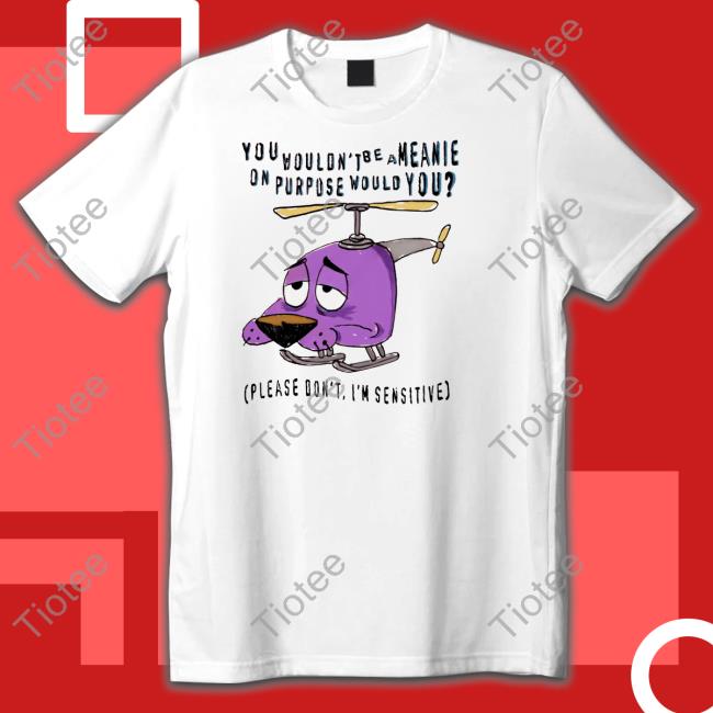 Justins Art Shop You Wouldn't Be A Meanie On Purpose Would You T-Shirt