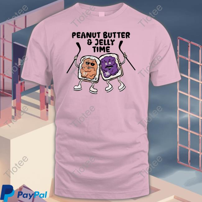 Minnesota Wild Peanut Butter And Jelly Time Tee Shirt