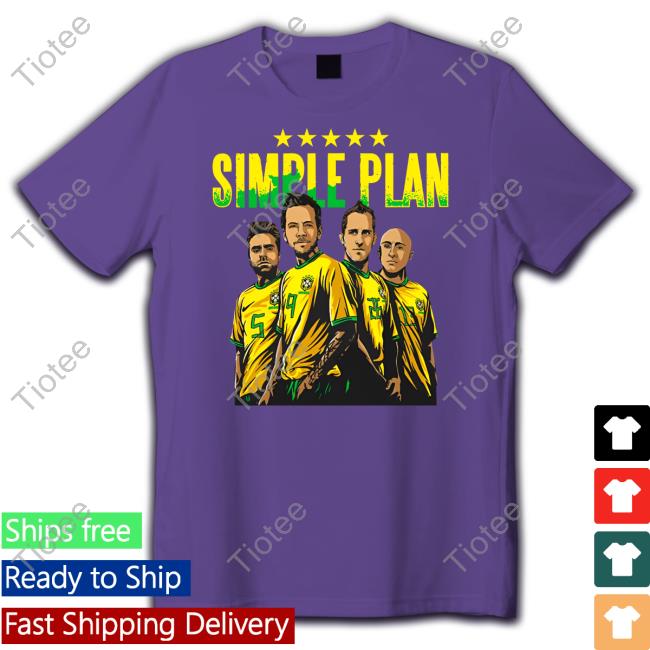 Simpleplanstore Camiseta Simple Plan Soccer T-Shirt