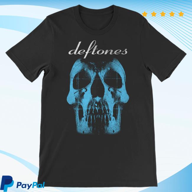 Official Deftones Merch Store Deftones Blue Skull Tees Deftones Shop