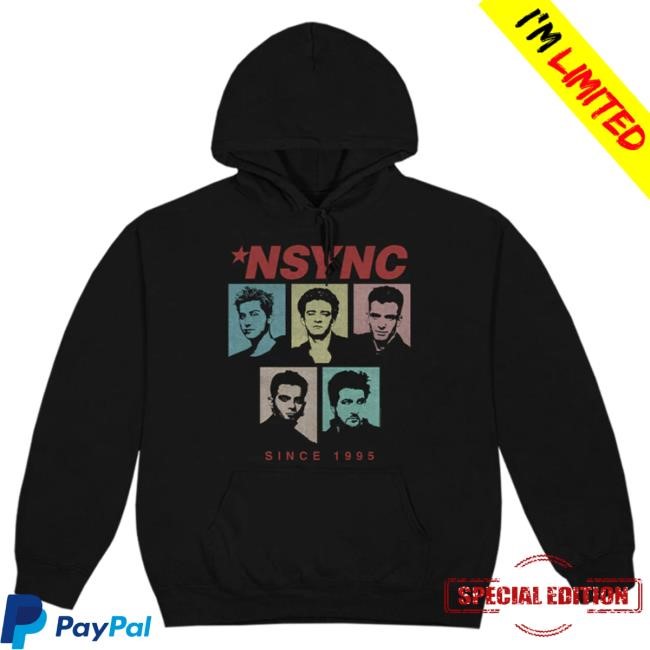 Official Nsync Merch Store Since 1995 Black Crewneck Sweatshirt