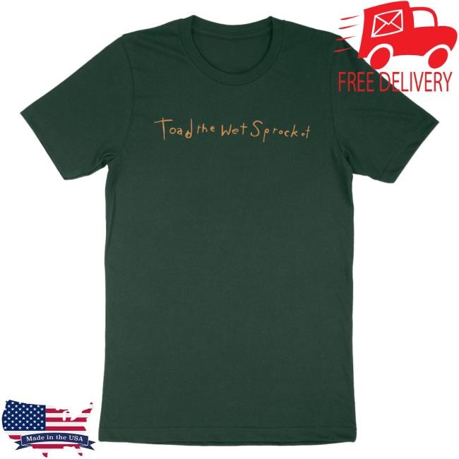 Official Toad The Wet Sprocket Dulcinea Green Tshirt