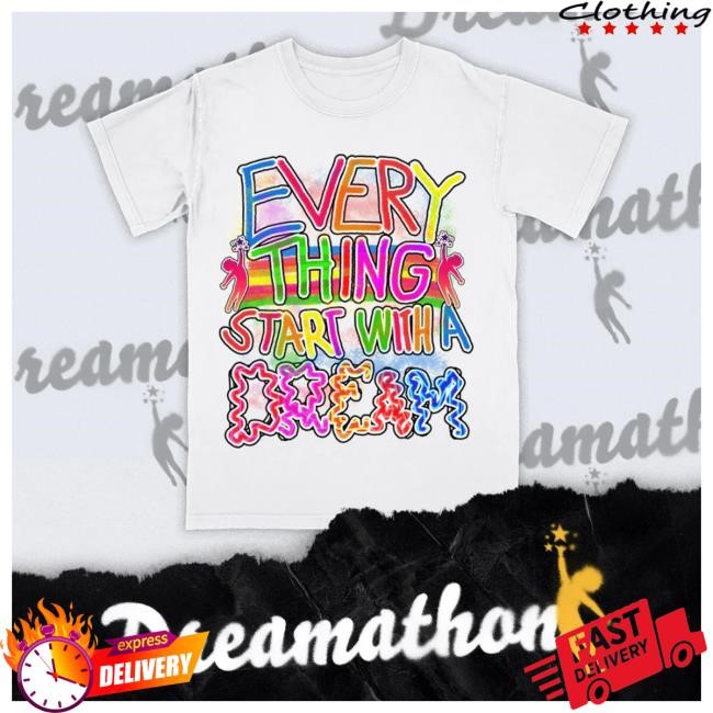 Official Dreamathon Merch Start With A Dream Tee