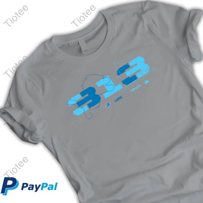 Teamninja Merch Ninja X Detroit Lions 313 Sweatshirt
