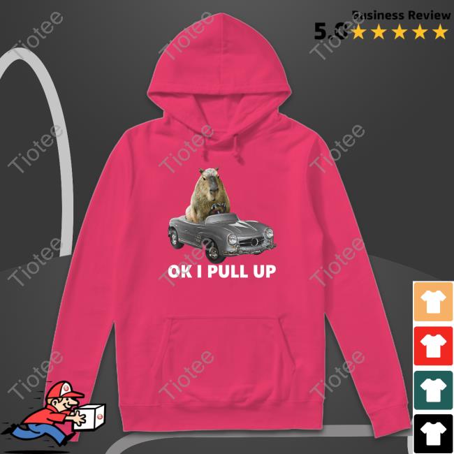 Capybara Car T Shirt Capybara Man Merch Capy Car Ok I Pull Up Shirt