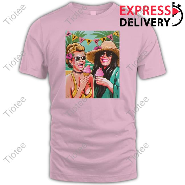 Ice Cream In St Tropez T Shirt