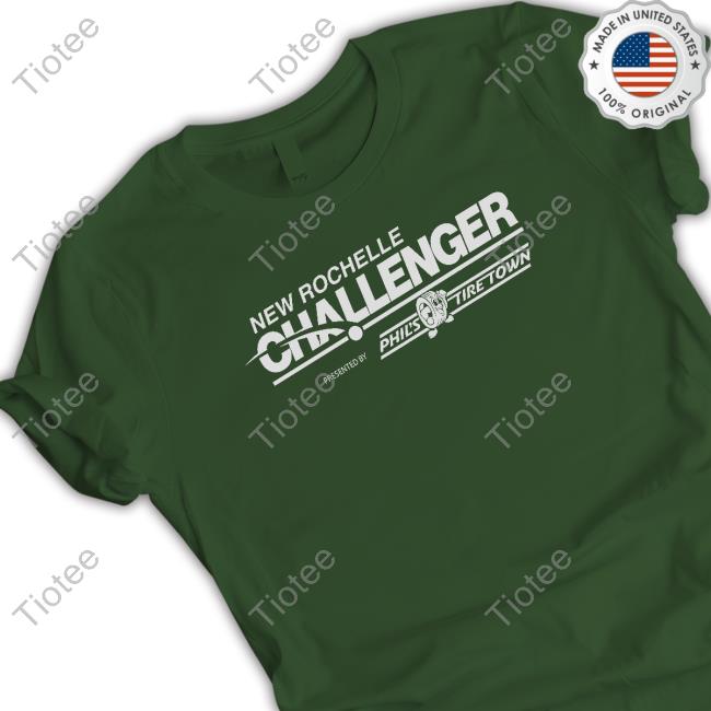 Official Super Yaki Shop Merch The New Rochelle Challenger Presented By Phil's Tiretown Tee Shirt