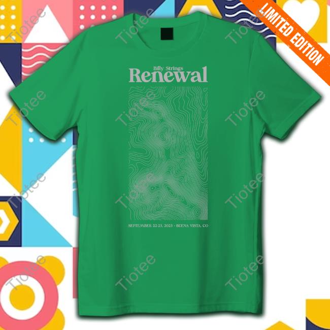 Billy Strings Store Renewal 2023 Topographical Shirt
