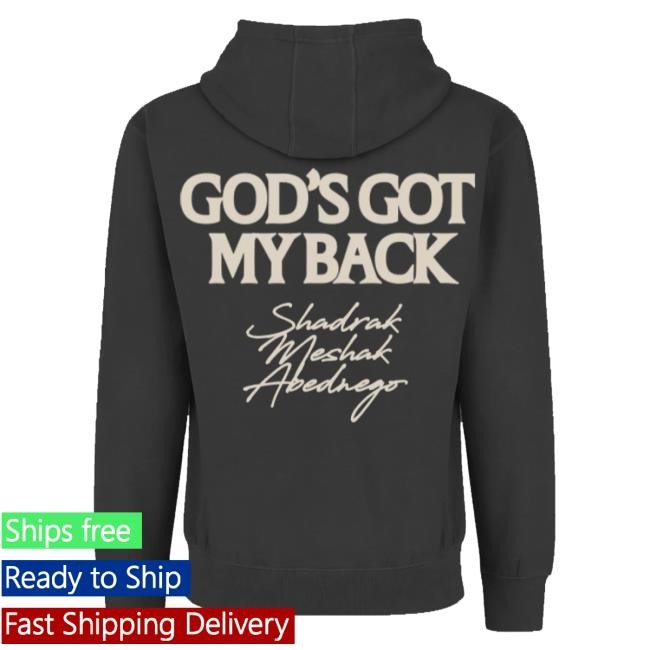 Official Brandon Lake Merch Store God's Got My Back Hood - Black