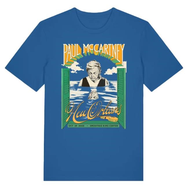 Official Paul Mccartney Merch Store Got Back 2025 New Orleans Event Hot Shirt