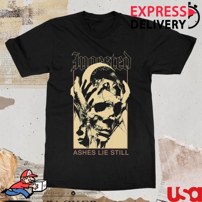 Official Indie Merch Store Shop Ingested "Ashes Lie Still" T Shirt IndieMerchStore