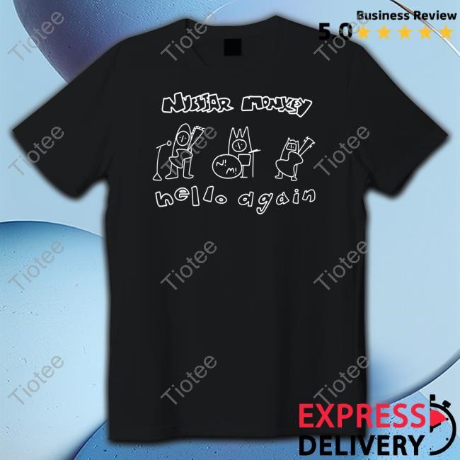 Nuclear Monkey Hello Again Tee Shirt