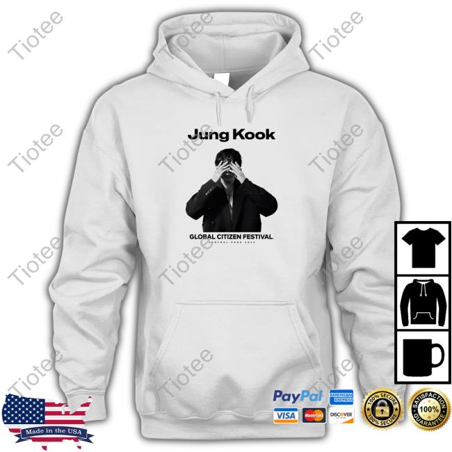 Official Global Citizen Merch GCF 2023 Jung Kook T-Shirt