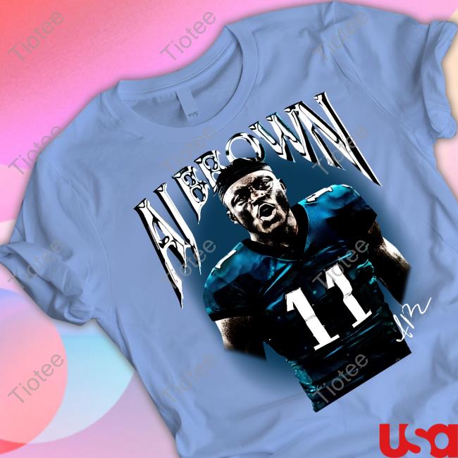AJ Brown Shirt Dave Zangaro Quez Watkins AJ Brown Shirt Black