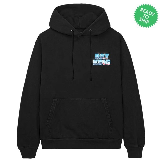 Official Theo Von Merch Store Rat King America Long Sleeve Hoodie