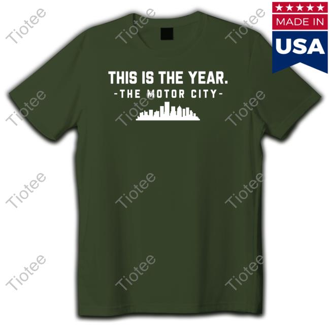 Official Evan Fox This Is The Year The Motor City Tee