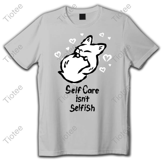 Anxiety Fox Self Care Isn't Selfish Long Sleeve Tee