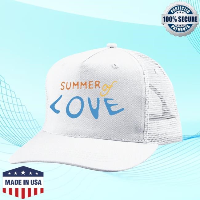 Shawn Mendes Merch Summer of Love Twill Cap Shawn Mendes Shop