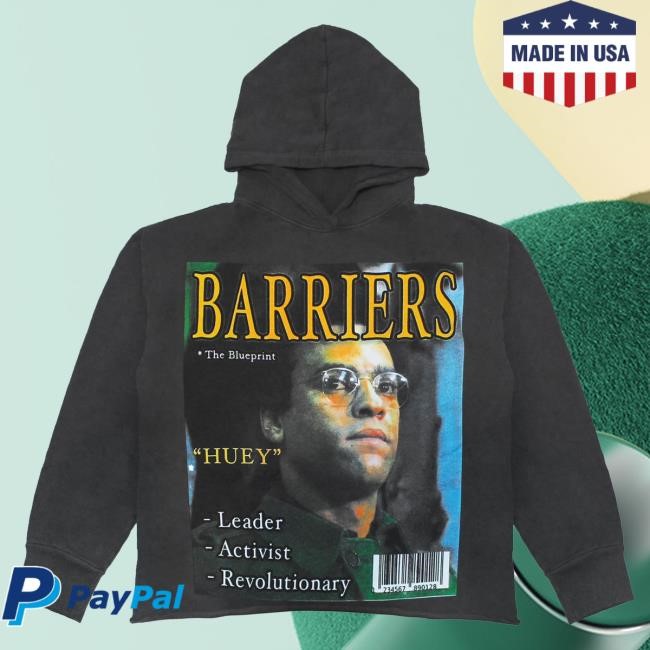 Official Barriers Worldwide Clothing Barriers Huey Newton T-Shirt
