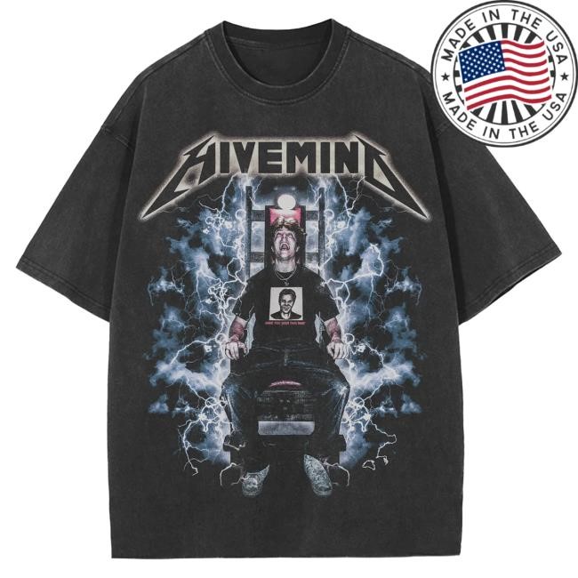 Official Hivemind Merch Hivemind X Copes Collection Hivemind Dignan Electric Chair Shirt 2024