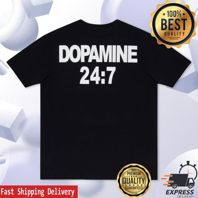 Official Lil Tecca Merch Store Dopamine 24:7 Tshirt