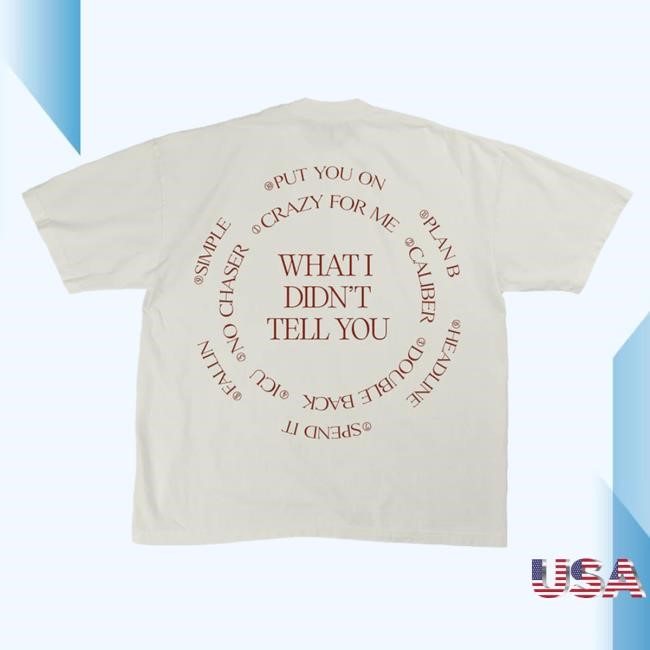 What I Didn't Tell You S/s Shirt - Coco Jones Official Store