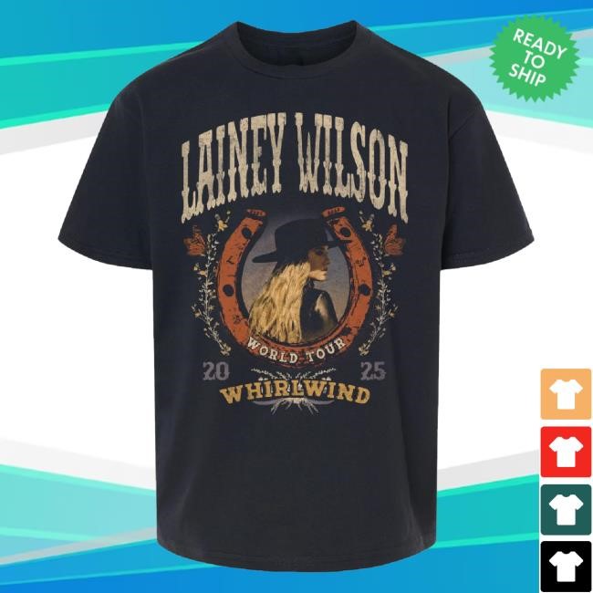 Official Lainey Wilson Youth Horseshoe Tour Top Shirt