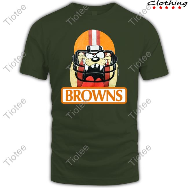Jake Paul Cleveland Browns Tazmanian Taz Devil Helmet Tee