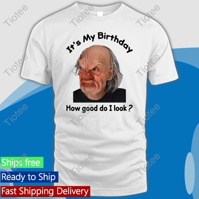 It's My Birthday How Good Do I Look Grumpy Supersoft Mask Hoodie