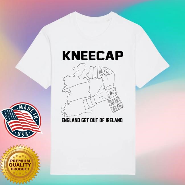 England Get Out Of Ireland Shirt - Black – Kneecap