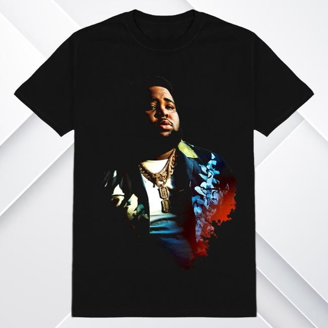 Official Rod Wave Merch Face Tour Tshirt Black