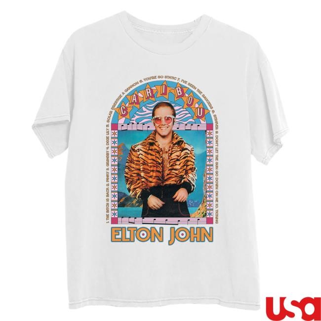 Elton John Official Merch Shop Caribou Shirt New